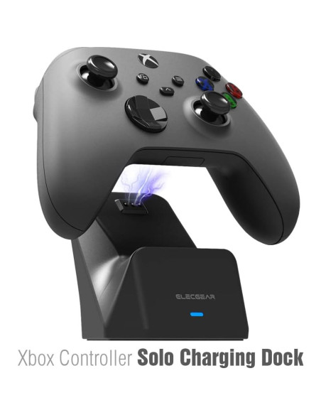 Dock de Carga ElecGear para Controlador Xbox con Batería 1200mAh Dock de Carga ElecGear para Controlador Xbox con Batería 1200mAh