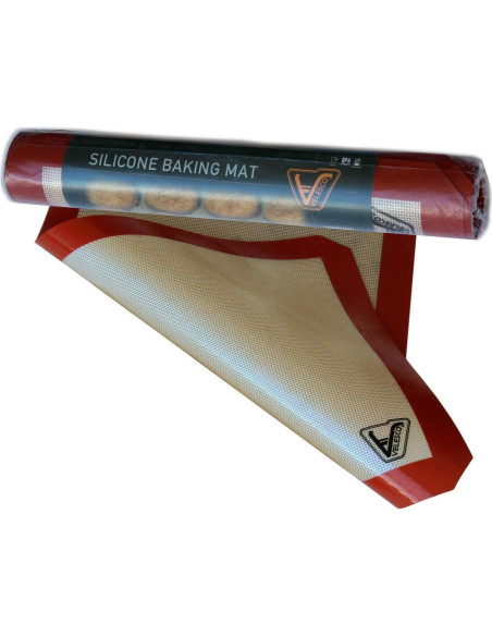 Alfombrilla de Silicona Antiadherente Velesco - Juego de 2 Bandejas 41.9x29.5cm Alfombrilla de Silicona Antiadherente Velesco - Juego de 2 Bandejas 41.9x29.5cm