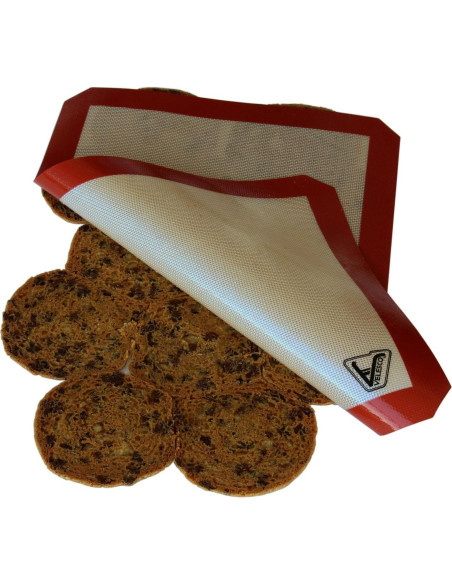 Alfombrilla de Silicona Antiadherente Velesco - Juego de 2 Bandejas 41.9x29.5cm Alfombrilla de Silicona Antiadherente Velesco - Juego de 2 Bandejas 41.9x29.5cm