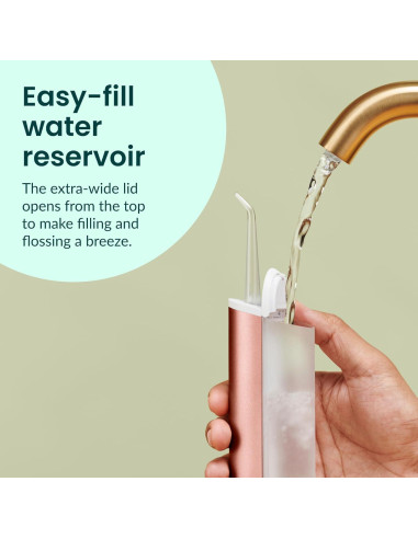 Flosser de Agua Inalámbrico Quip Cobre con Punta Rotativa
