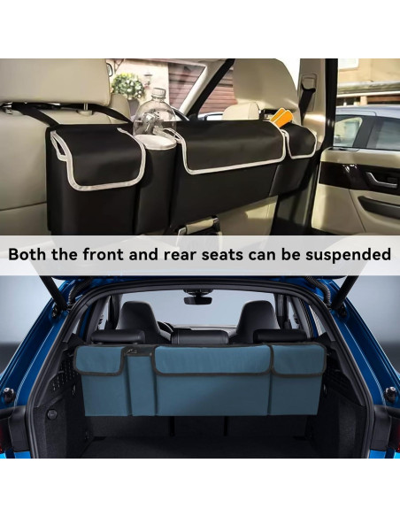Organizador de Maletero de Coche Tioollev con Tapa Impermeable Organizador de Maletero de Coche Tioollev con Tapa Impermeable