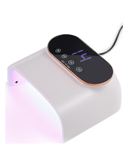 Secador de Uñas LED UV OBEEGOO 76W con Sensor y Pantalla LCD Secador de Uñas LED UV OBEEGOO 76W con Sensor y Pantalla LCD