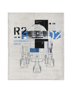 Manta de lanzamiento Star Wars R2-D2 127 x 152 cm Fleece