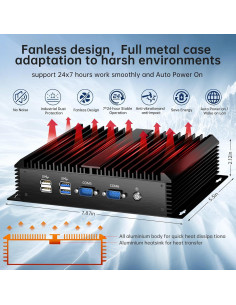 PC Mini Industrial Kinupute MKG600 i7 16GB RAM 512GB SSD 2