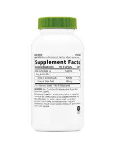 GNC SuperFoods Aceite de Semilla Negra 90 Cápsulas Blandas Omega 2