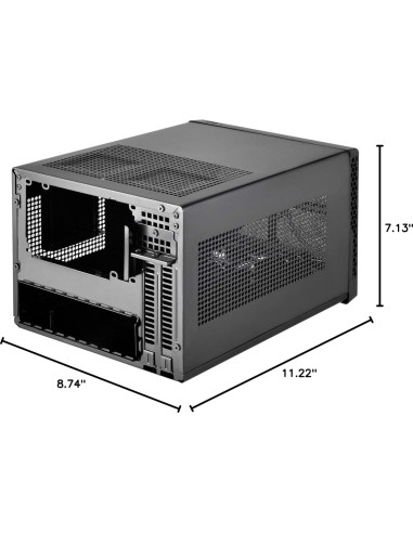 Caja Mini-ITX SilverStone SST-SG13B Negra Compacta