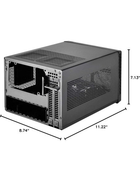 Caja Mini-ITX SilverStone SST-SG13B Negra Compacta Caja Mini-ITX SilverStone SST-SG13B Negra Compacta