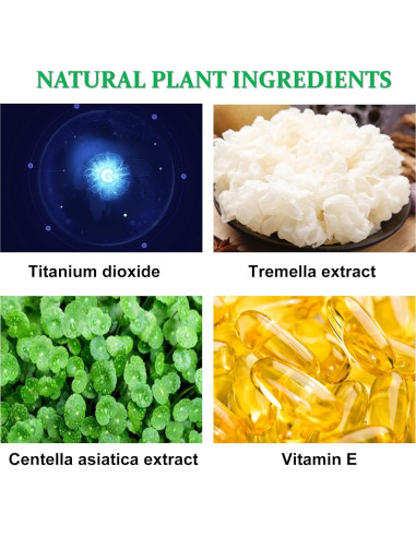 Base de Maquillaje CC Cream CAHIUYOA 30 ml Natural con Esponja