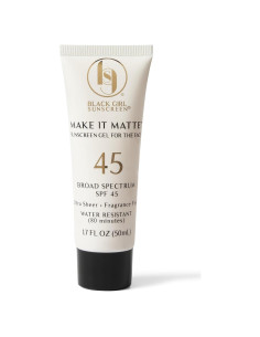 Protector Solar Facial SPF 45 Black Girl Sunscreen - Acabado Mate, Vegano
