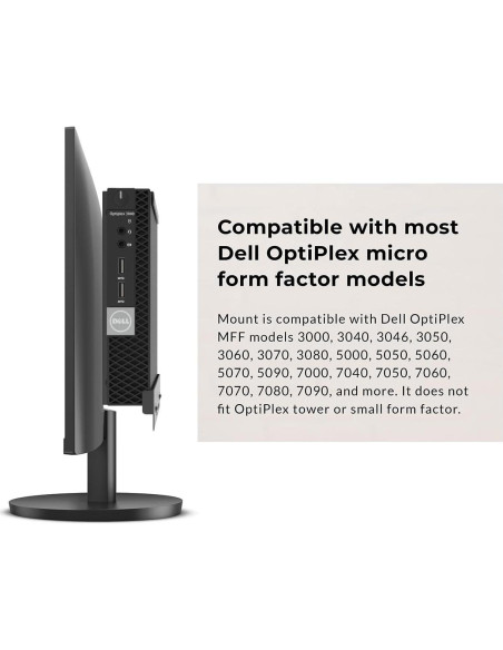 Soporte Mini PC Youbang VESA para Dell OptiPlex Micro Soporte Mini PC Youbang VESA para Dell OptiPlex Micro