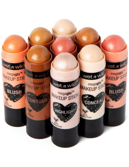 Paquete de Maquillaje Wet n Wild MegaGlo y Color Icon Rubor Paquete de Maquillaje Wet n Wild MegaGlo y Color Icon Rubor