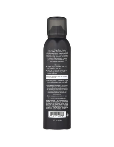 Champú Seco Kristin Ess para Cabello Oscuro 118 ml - Vegano