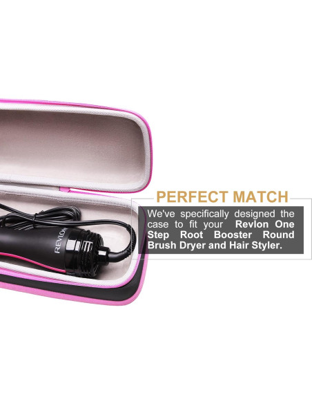 Funda Dura EVA LTGEM para Cepillo Secador Revlon One Step Funda Dura EVA LTGEM para Cepillo Secador Revlon One Step