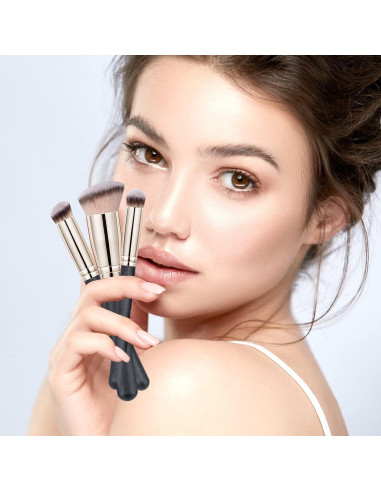 Set de Brochas de Maquillaje Daubigny Pro Master - 3 Piezas