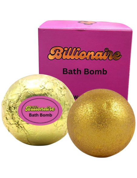 Bomba de Baño Millonaria Oro Aroma Lavanda 142 g Regalo Sorpresa Bomba de Baño Millonaria Oro Aroma Lavanda 142 g Regalo Sorpresa