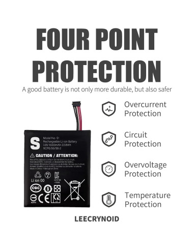 Batería interna 6000mAh 3.8V para Ring Video Doorbell S1