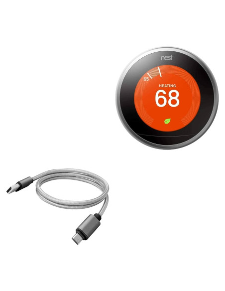 Cable Micro USB BoxWave para Google Nest Thermostat 3ra Gen - 0.91m Cable Micro USB BoxWave para Google Nest Thermostat 3ra Gen - 0.91m