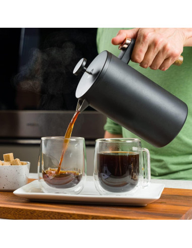 Prensa Francesa Doble Pared Brod & Taylor 1L Acero Inoxidable