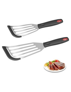 Juego de 2 Espátulas de Silicona Ecerangus para Cocina