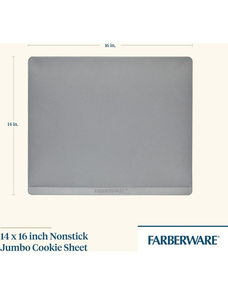 Bandeja para Galletas Jumbo Farberware 35.5x40.6cm Antiadherente Bandeja para Galletas Jumbo Farberware 35.5x40.6cm Antiadherente