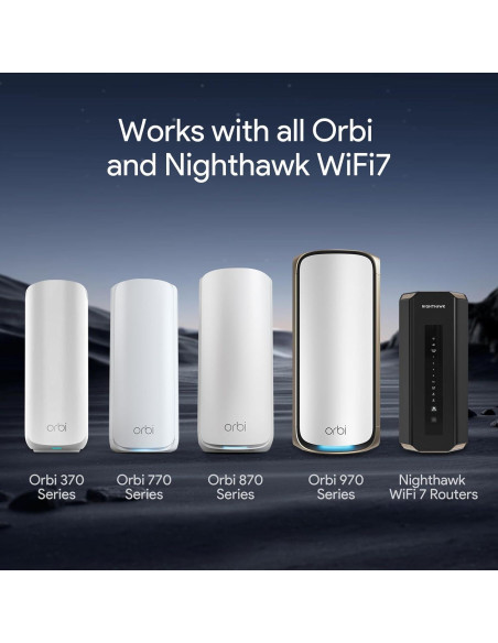 Soporte de Montaje en Pared NETGEAR Orbi WiFi 7 XLTTYWL Negro Soporte de Montaje en Pared NETGEAR Orbi WiFi 7 XLTTYWL Negro