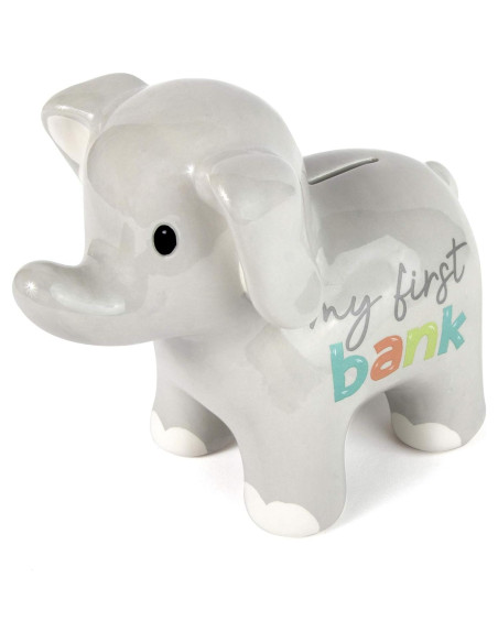 Alcancía de Cerámica Elefante Baby Essentials 20.32x19.05cm Alcancía de Cerámica Elefante Baby Essentials 20.32x19.05cm