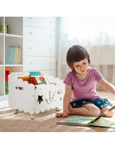 Estantería de Madera Liitrton para Niños con Divisores Ajustables