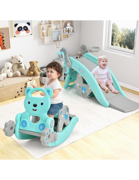 Juguete de Deslizamiento GLACER 5 en 1 para Niños Pequeños Verde Juguete de Deslizamiento GLACER 5 en 1 para Niños Pequeños Verde