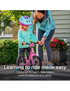 Bicicleta de Equilibrio Schwinn Skip 12" Rosa para Niños 2