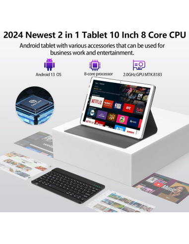Tablet EITOMIN D115 10.1" Android 13 128GB 16GB RAM 5G