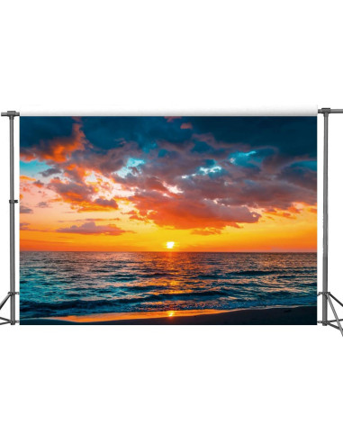 Fondo de Fotografía Yeele 2.4x1.8m Atardecer Playa Decoración