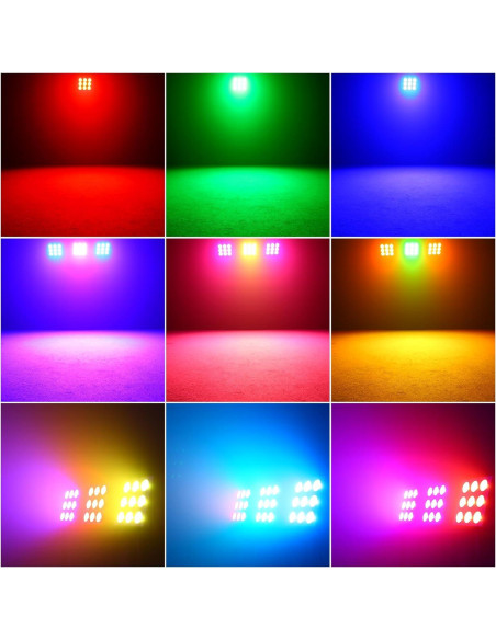 Barra de luces LED RGBW 120W DJ Par 36CH estroboscópica Barra de luces LED RGBW 120W DJ Par 36CH estroboscópica