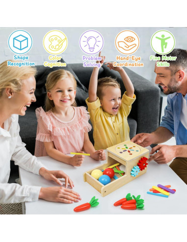 Juguetes Montessori Wdmiya 6 en 1 para Niños 1-3 Años
