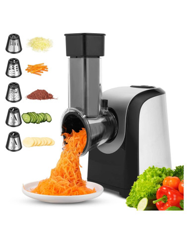Rallador Eléctrico Homdox 5 en 1 150W para Verduras