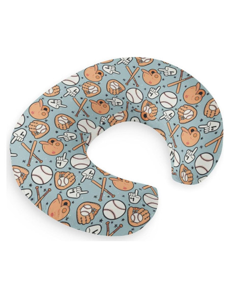 Funda de Almohada de Lactancia HawSkgFub Béisbol 55.88x45.72cm Funda de Almohada de Lactancia HawSkgFub Béisbol 55.88x45.72cm
