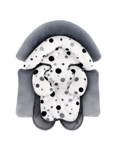 Cojín Inserto para Asiento de Auto KAKIBLIN Gris 0-12 Meses