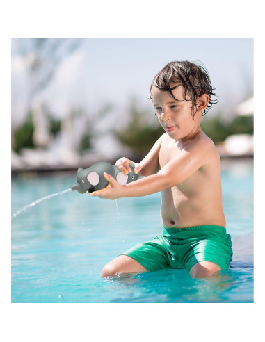 Juguete de Baño Elefante DolliBu - Flotante 7.62 cm para Niños