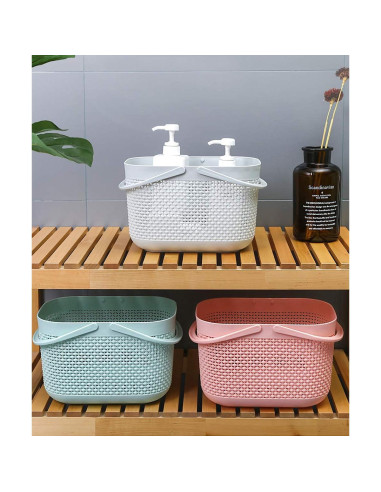 Cesta de Almacenamiento Plástico UUJOLY 31.75x19.05cm Verde