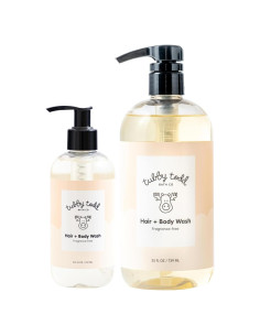 Jabón Natural Tubby Todd para Bebés - Champú y Cuerpo 2x240ml