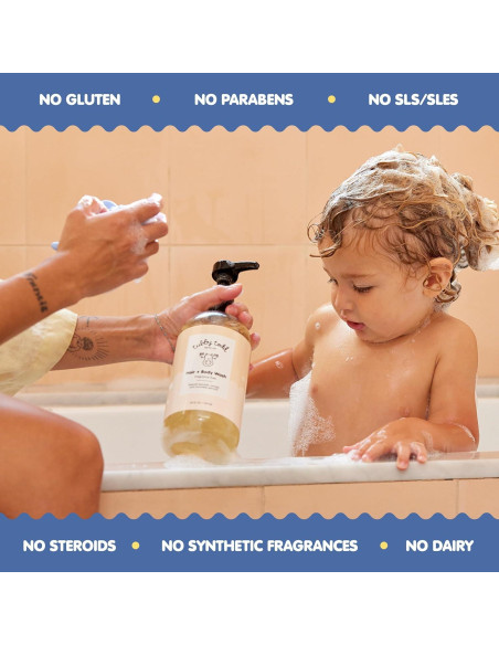 Jabón Natural Tubby Todd para Bebés - Champú y Cuerpo 2x240ml Jabón Natural Tubby Todd para Bebés - Champú y Cuerpo 2x240ml