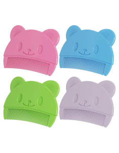 Set de Cepillos para Bebé Curvados CurcKua - 4 Piezas con Cerdas Suaves