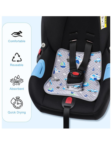 Protector de Asiento de Coche Babepets Impermeable 2 Pcs
