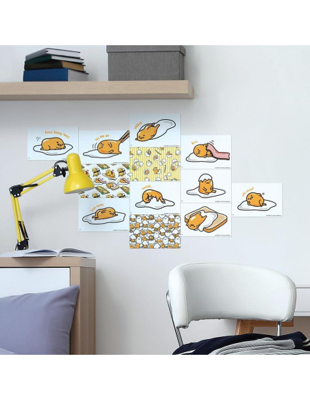 Collage de Posters Gudetama 12 Piezas Trends International Collage de Posters Gudetama 12 Piezas Trends International