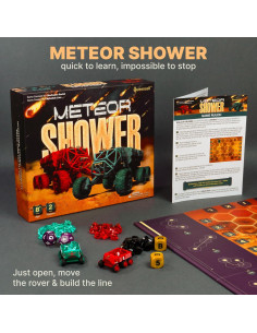 Juego de Mesa Lluvia de Meteoros Queensell - Estrategia 2 Jugadores 2