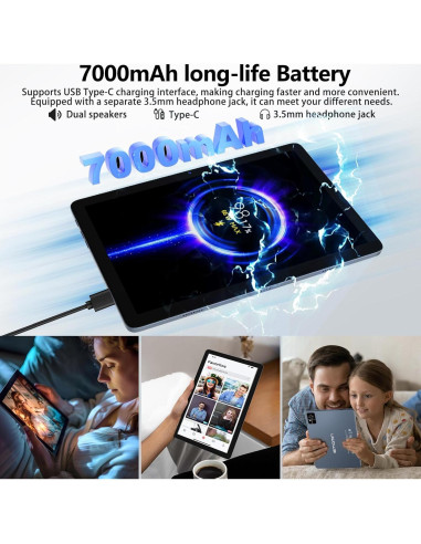 Tablet EITOMIN D106 10" Android 14 14GB RAM 128GB 4G LTE
