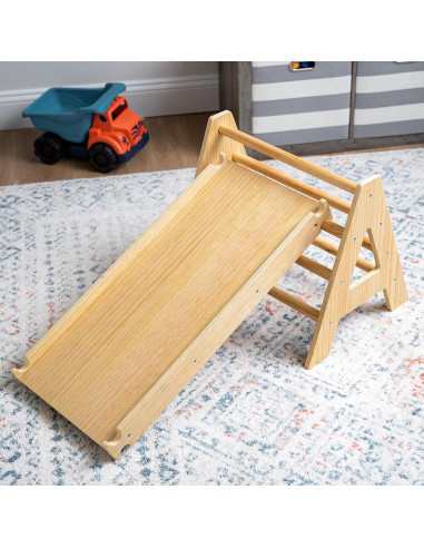 Avenlur Arce 5-en-1 Gimnasio Montessori para Bebés - Escalador, Tobogán, Balancín