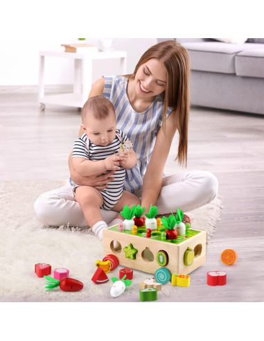 Juguete de Jardín de Madera Montessori SKYFIELD para Niños 1-3 Años