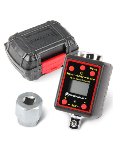 Adaptador de Par Digital Powerbuilt 1/2" 29-147 Ft-Lb 40-200 Nm