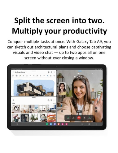 SAMSUNG Galaxy Tab A9 4G LTE 64GB 4GB RAM Pantalla 8.7"