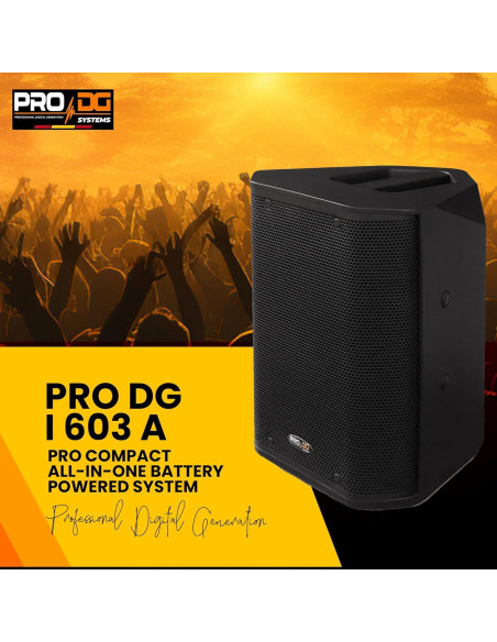 Altavoz Pro DG i603A 600W Portátil Bluetooth 8h Batería Altavoz Pro DG i603A 600W Portátil Bluetooth 8h Batería